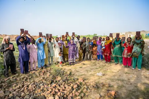 Holy Bible distribution & village fellowship