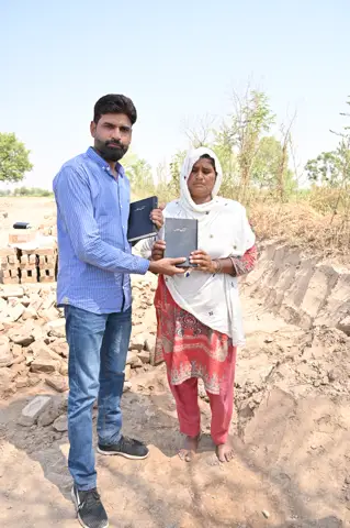 Holy Bible distribution & village fellowship
