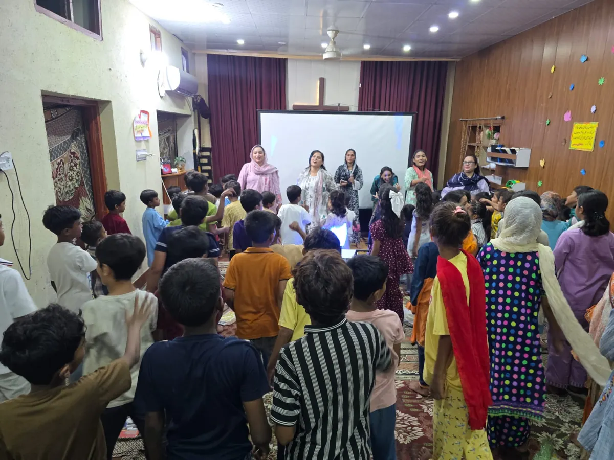 Sunday school · gathered for learning